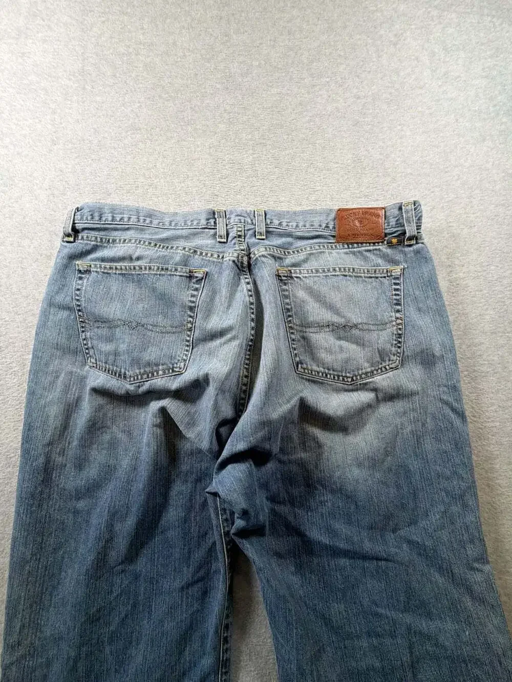 Lucky Brand 181 Relaxed Straight Men's Blue Jeans Size 40x32